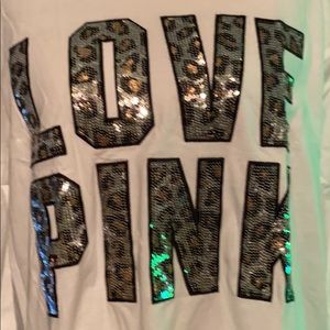 Sparkly LOVE PINK shirt by PINK